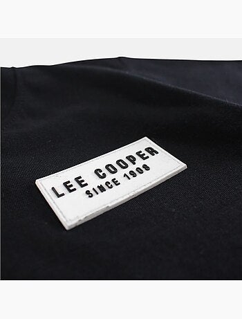 Lee Cooper - Camiseta niño de manga corta con logo en el pecho