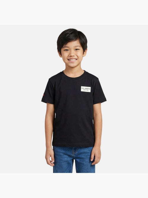 Lee Cooper - Camiseta niño de manga corta con logo en el pecho - Kiabi