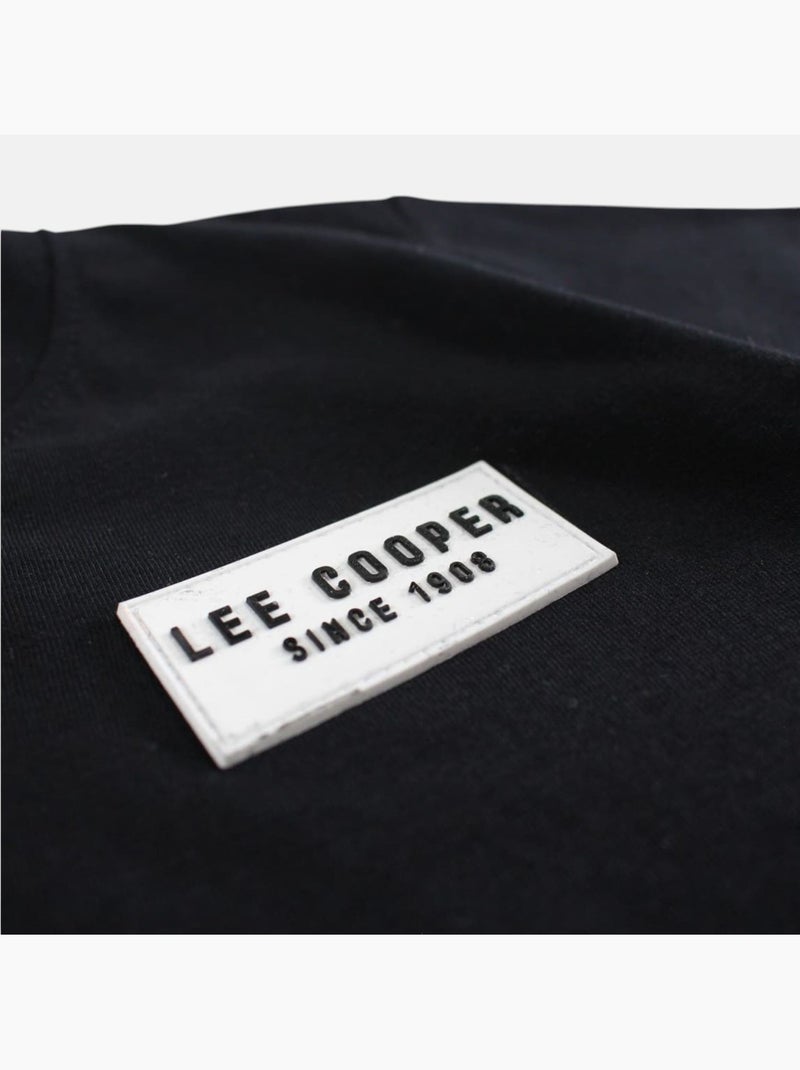 Lee Cooper - Camiseta niño de manga corta con logo en el pecho Negro - Kiabi