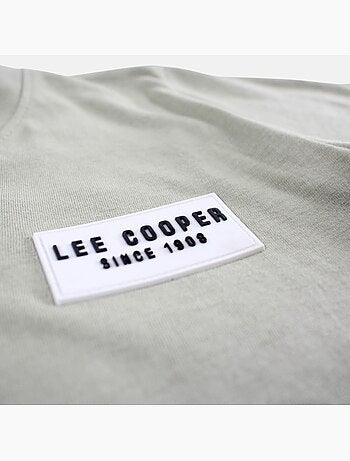 Lee Cooper - Camiseta niño de manga corta con logo en el pecho