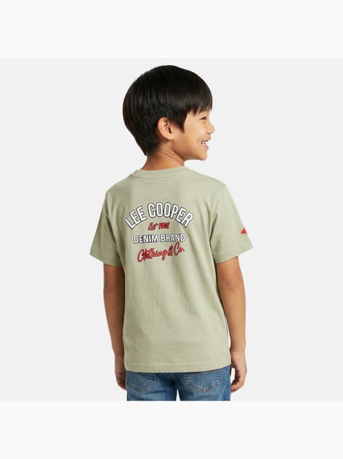 Lee Cooper - Camiseta niño de manga corta con logo en el pecho - Kiabi