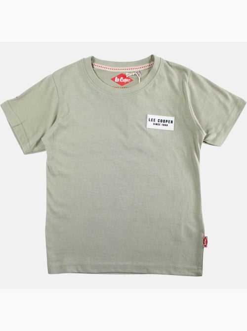 Lee Cooper - Camiseta niño de manga corta con logo en el pecho - Kiabi