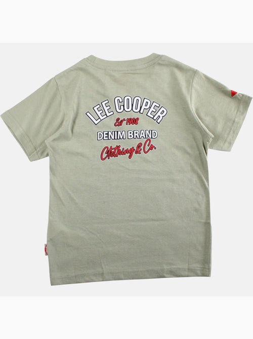 Lee Cooper - Camiseta niño de manga corta con logo en el pecho - Kiabi