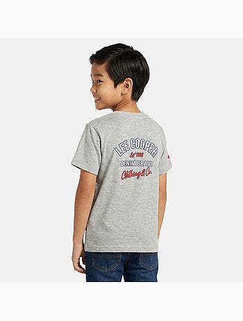 Lee cooper - camiseta niño de manga corta con logo en el pecho
