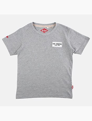 Lee cooper - camiseta niño de manga corta con logo en el pecho