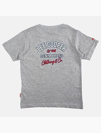 Lee cooper - camiseta niño de manga corta con logo en el pecho
