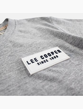 Lee cooper - camiseta niño de manga corta con logo en el pecho