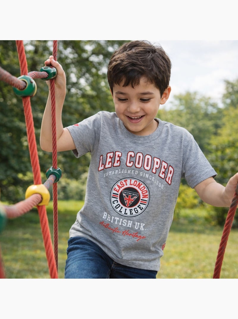Lee Cooper - Camiseta niño de manga corta Gris - Kiabi