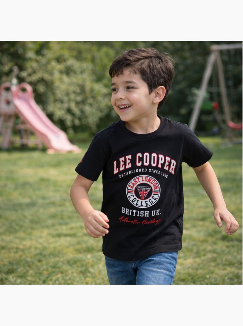 Lee Cooper - Camiseta niño de manga corta Negro - Kiabi