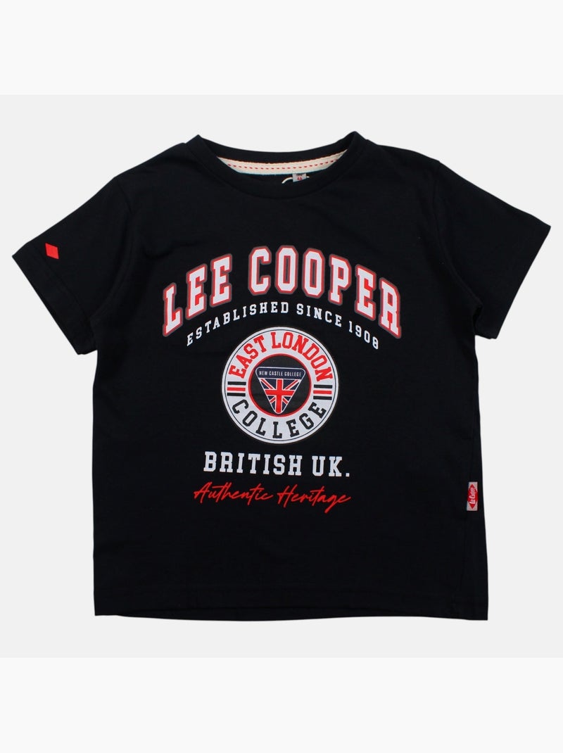 Lee Cooper - Camiseta niño de manga corta Negro - Kiabi