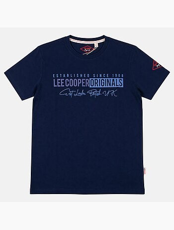 Lee Cooper - Camiseta para hombre LEE COOPER de manga corta