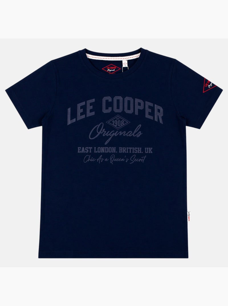 Lee Cooper - Camiseta para hombre LEE COOPER de manga corta Azul marino - Kiabi