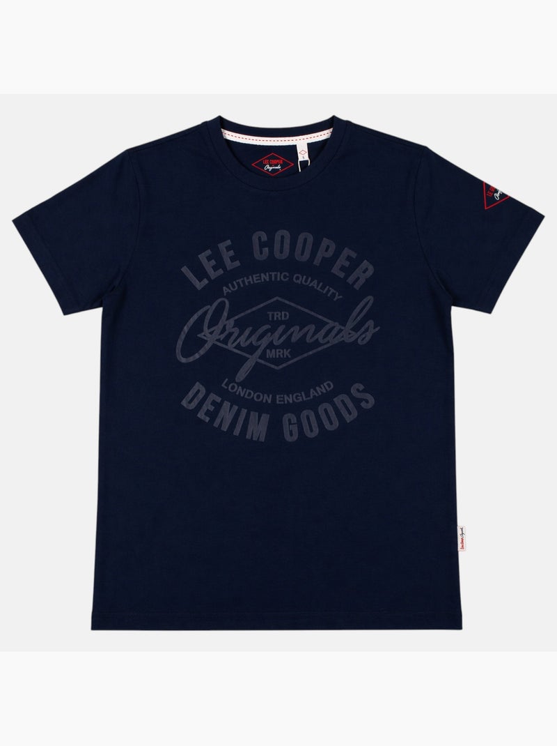 Lee Cooper - Camiseta para hombre LEE COOPER de manga corta Azul marino - Kiabi