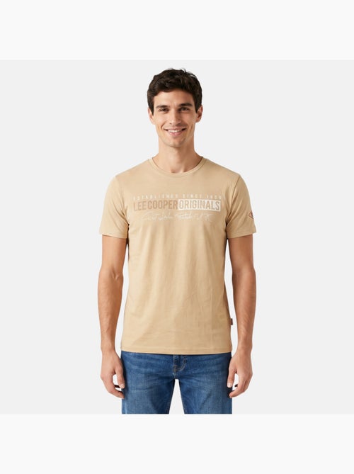 Lee Cooper - Camiseta para hombre LEE COOPER de manga corta - Kiabi Lee Cooper - Camiseta para hombre LEE COOPER de manga corta - Kiabi