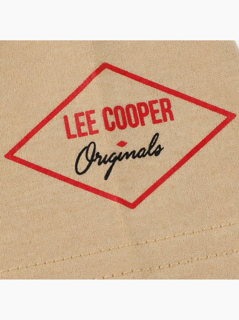 Lee Cooper - Camiseta para hombre LEE COOPER de manga corta Beige - Kiabi