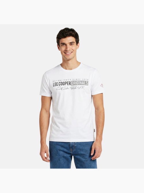 Lee Cooper - Camiseta para hombre LEE COOPER de manga corta - Kiabi Lee Cooper - Camiseta para hombre LEE COOPER de manga corta - Kiabi
