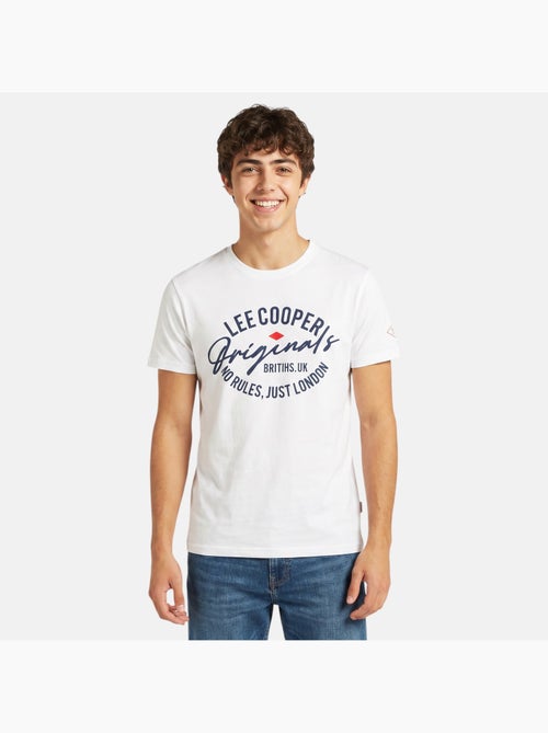 Lee Cooper - Camiseta para hombre LEE COOPER de manga corta - Kiabi Lee Cooper - Camiseta para hombre LEE COOPER de manga corta - Kiabi