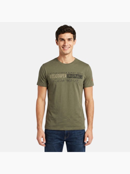 Lee Cooper - Camiseta para hombre LEE COOPER de manga corta - Kiabi Lee Cooper - Camiseta para hombre LEE COOPER de manga corta - Kiabi