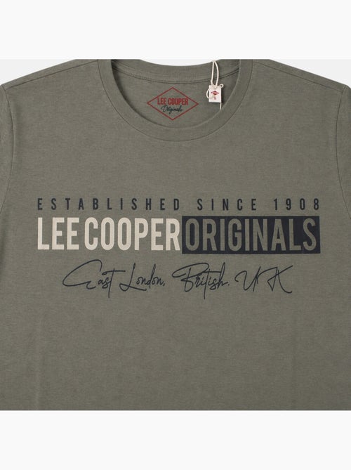 Lee Cooper - Camiseta para hombre LEE COOPER de manga corta - Kiabi Lee Cooper - Camiseta para hombre LEE COOPER de manga corta - Kiabi