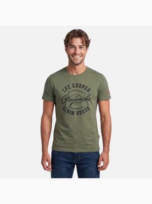 Lee Cooper - Camiseta para hombre LEE COOPER de manga corta - Kiabi Lee Cooper - Camiseta para hombre LEE COOPER de manga corta - Kiabi