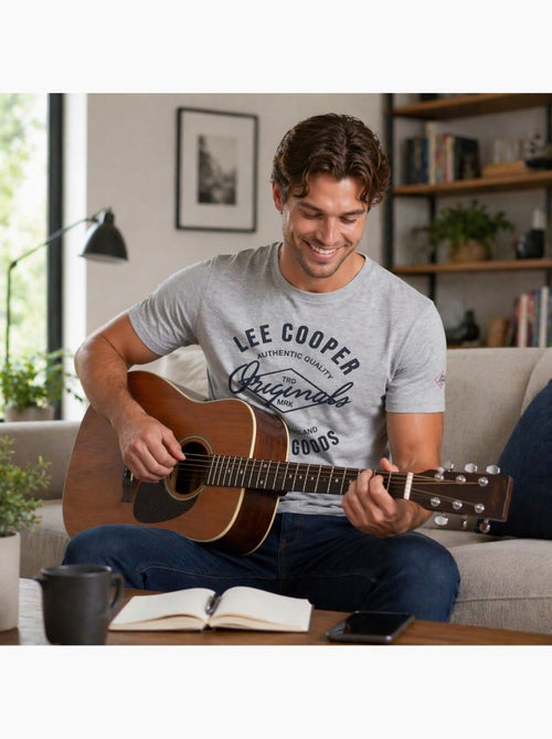 Lee Cooper - Camiseta para hombre LEE COOPER de manga corta - Kiabi Lee Cooper - Camiseta para hombre LEE COOPER de manga corta - Kiabi