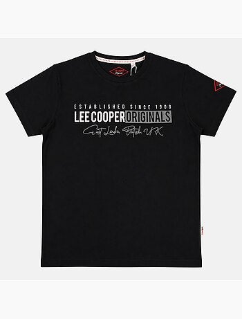 Lee Cooper - Camiseta para hombre LEE COOPER de manga corta