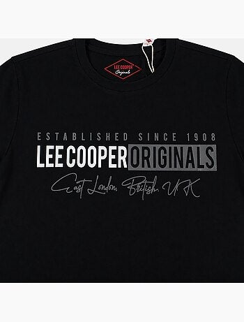 Lee Cooper - Camiseta para hombre LEE COOPER de manga corta