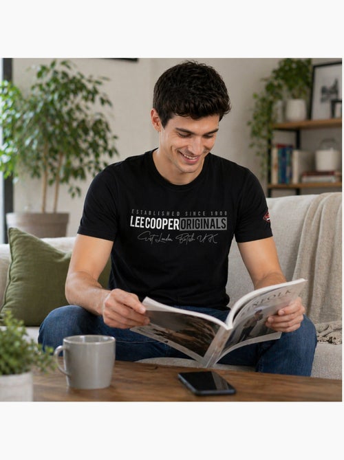 Lee Cooper - Camiseta para hombre LEE COOPER de manga corta - Kiabi Lee Cooper - Camiseta para hombre LEE COOPER de manga corta - Kiabi