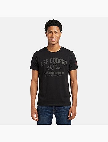 Lee Cooper - Camiseta para hombre LEE COOPER de manga corta