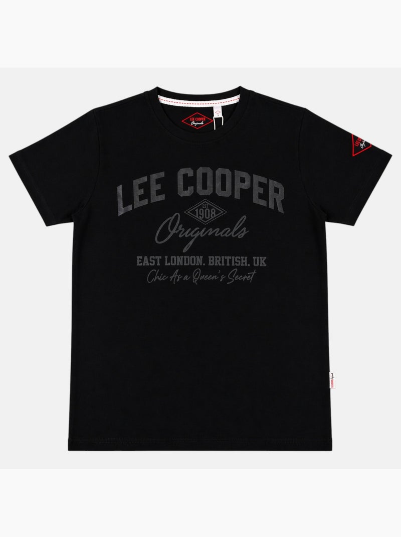 Lee Cooper - Camiseta para hombre LEE COOPER de manga corta Negro - Kiabi