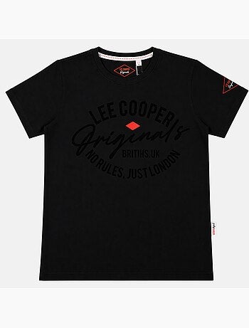 Lee Cooper - Camiseta para hombre LEE COOPER de manga corta