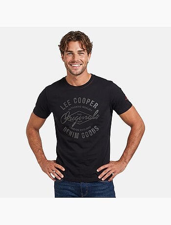 Lee Cooper - Camiseta para hombre LEE COOPER de manga corta