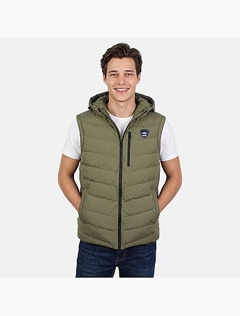 Lee cooper - chaleco acolchado con capucha hombre