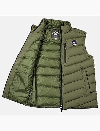 Lee cooper - chaleco acolchado con capucha hombre