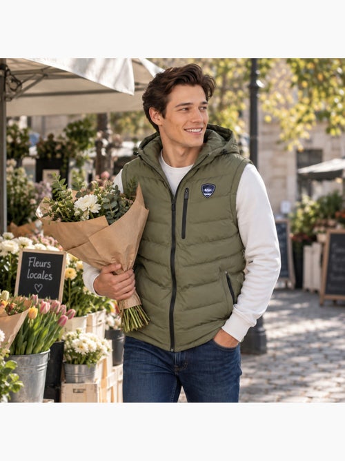 Lee cooper - chaleco acolchado con capucha hombre - Kiabi Lee cooper - chaleco acolchado con capucha hombre - Kiabi