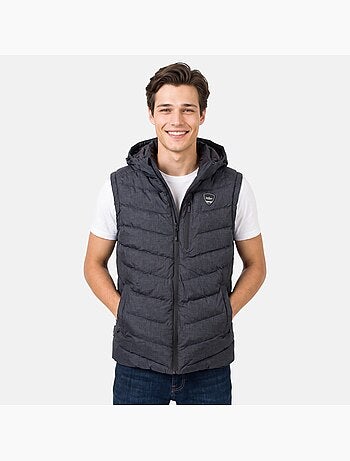Lee cooper - chaleco acolchado con capucha hombre