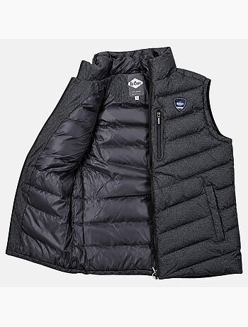 Lee cooper - chaleco acolchado con capucha hombre