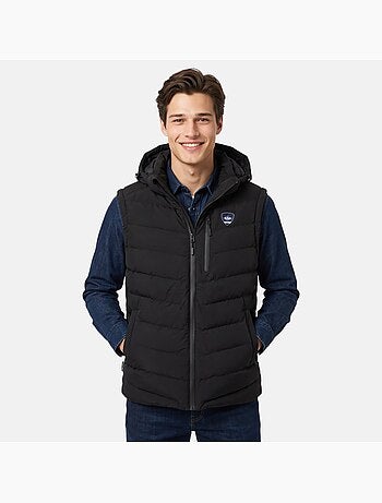 Lee cooper - chaleco acolchado con capucha hombre