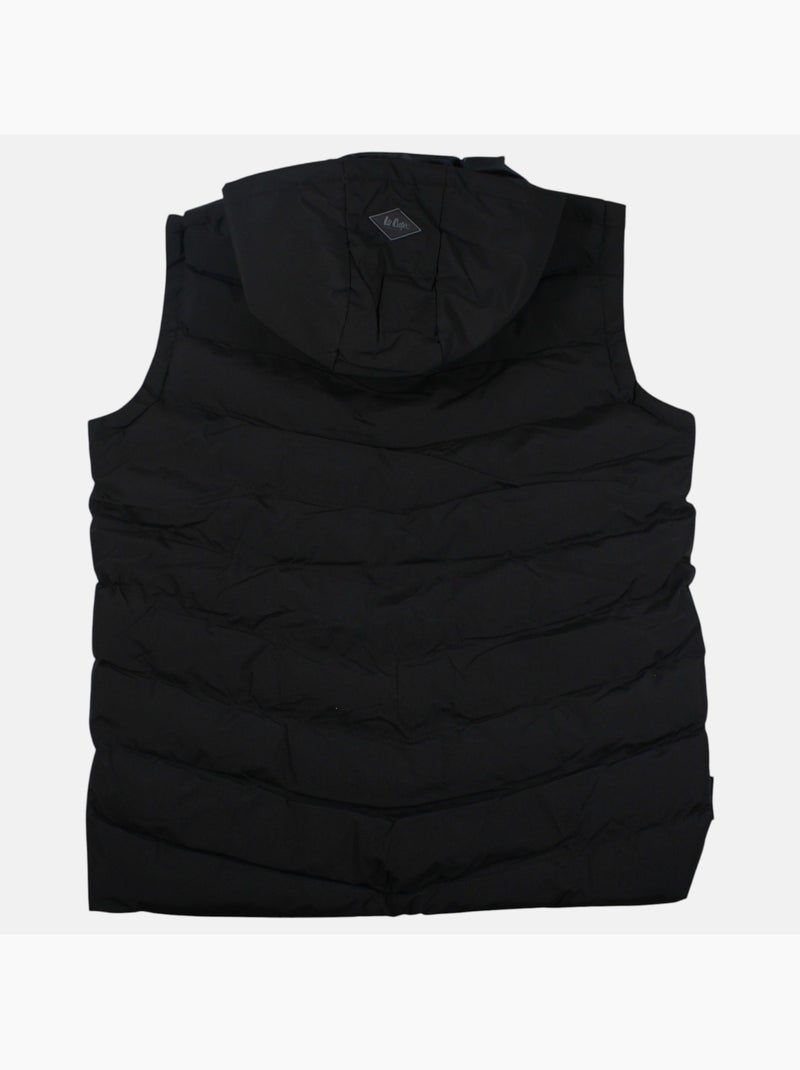 Lee cooper - chaleco acolchado con capucha  hombre Negro - Kiabi