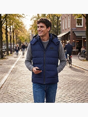 Lee cooper - chaleco acolchado para hombre