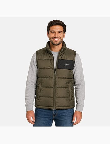 Lee cooper - chaleco acolchado para hombre