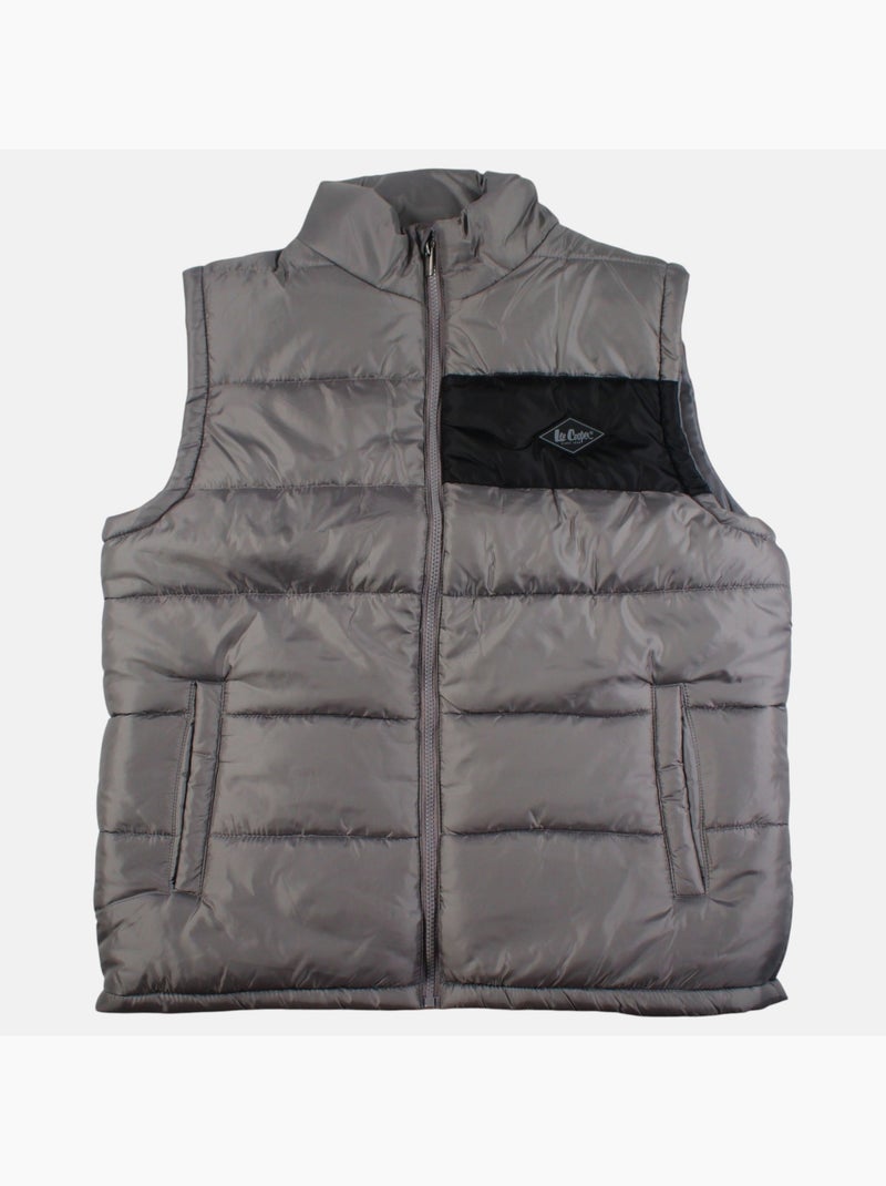 Lee cooper - chaleco acolchado para hombre Gris - Kiabi