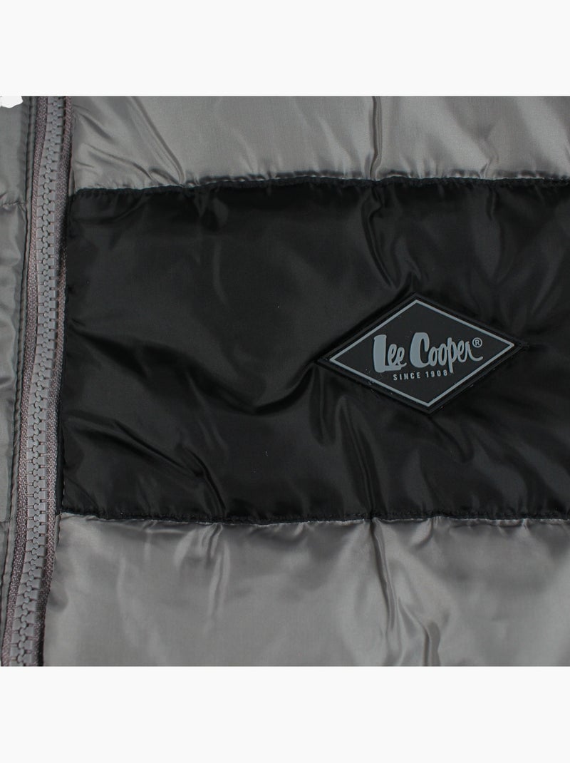 Lee cooper - chaleco acolchado para hombre Gris - Kiabi