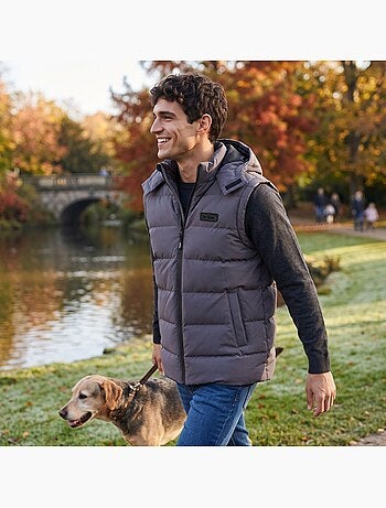 Lee cooper - chaleco acolchado para hombre