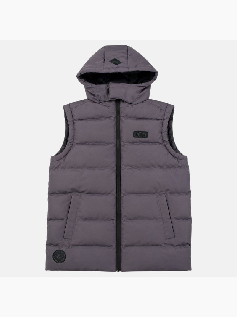 Lee cooper - chaleco acolchado para hombre Gris - Kiabi