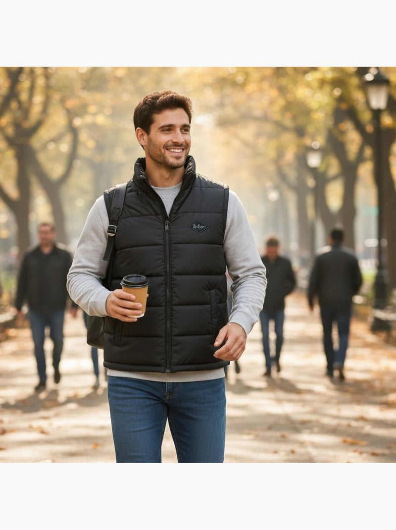 Lee cooper - chaleco acolchado para hombre Negro - Kiabi