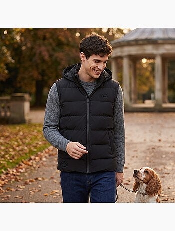 Lee cooper - chaleco acolchado para hombre