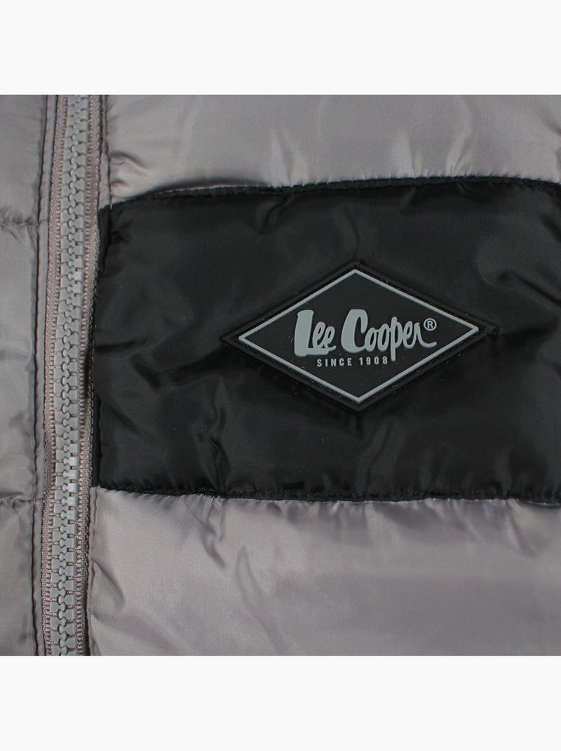 Lee Cooper - Chaleco acolchado para niño Gris - Kiabi
