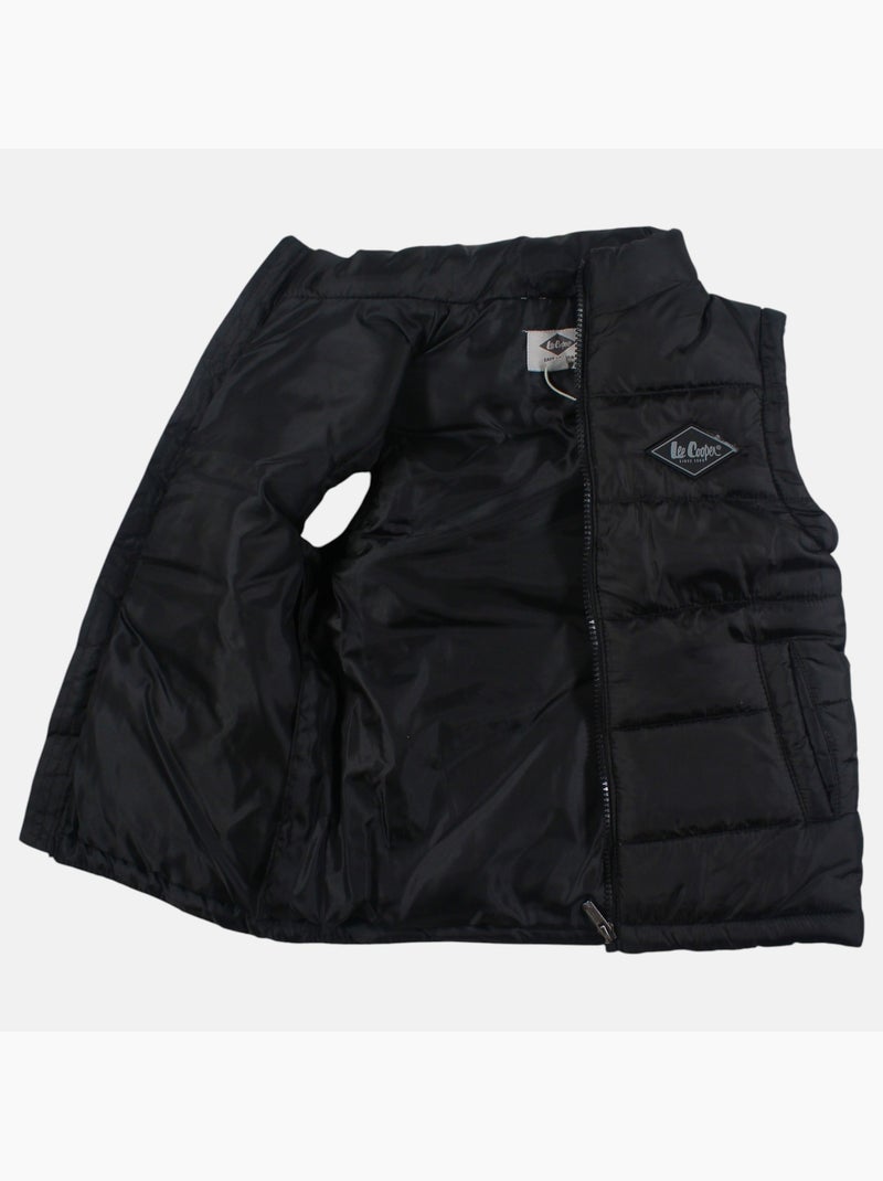 Lee Cooper - Chaleco acolchado para niño Negro - Kiabi