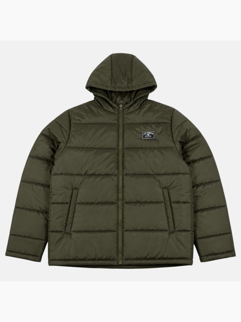 Lee cooper - chaqueta acolchada de hombre Caqui - Kiabi